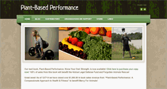 Desktop Screenshot of plantbasedperformance.org